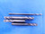 SET OF 4 NEW SOLID CARBIDE SQUARE END MILLS 3/16, 5/16, 3/8 2 & 4 FL .375 .3125 - MS5255JHD