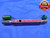 7/16 20 NF 3 THREAD PLUG GAGE .4375 GO NO GO P.D.'S = .4050 & .4076 UNF-3 CHECK - DW13419RD