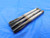 3 PCS OSG 3/8 16 NC GH3 HSS TiCN COATED PIPE / PLUG TAPS 4 STRAIGHT FLUTE 3/8-16 - MB3724LVR