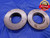 1 3/4 14 UNS 2A SOLID THREAD RING GAGES 1.75 GO NO GO P.D.'S = 1.7019 & 1.6963 - DW13650HX
