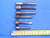 6PCS HSS COUNTERBORE PILOTS 5/16 & 3/8 SHANK DIAS .556 - .778" O.D.'S .375 .5625 - MS5716AS1