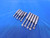 10PC LOT OF 5/8 SHANK DIA BORING BARS TP 22 & TP 21 INSERTS ? 3" - 5" OALS .625 - MS5774AL1