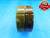 1 11/16 32 NS 3 THREAD RING GAGES 1.6875 GO NO GO P.D.'S = 1.6672 & 1.6638 CHECK - DW14547RD