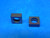 2PCS NEW KENNAMETAL ISSN 432 K9 CARBIDE TURNING INSERT SEAT SHIMS DIAMOND - AR4489RDT