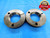 2.5094 16 NS 3 THREAD RING GAGES GO NO GO P.D.'S = 2.4688 & 2.4621 INSPECTION - DW14667RD