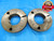 BUDGET 2.155 28 NS 2 THREAD RING GAGES 2.1550 GO NO GO P.D.'S = 2.1323 & 2.1298 - DW14704LVR