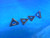 4PCS NEW GREENLEAF TSN-535 0247708 CARBIDE TURNING INSERT SEAT SHIMS TRIANGLE - AR5042RDT