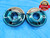 .9687 64 UNS THREAD RING GAGES GO NO GO P.D.'S = .9567 & .9543 INSPECTION CHECK - DW15155RD