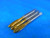 3PCS NEW O.S.G. 1/4 28 NF 3B HSS TiN SPIRAL POINT TAP 3 FLUTE .25 HY-PRO - JP0496AP1