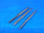 NEW 3PCS NACHI 6 32 NC H3 HSS SPIRAL POINT TAP 3 STRAIGHT FLUTE 6-32NC #6 .138 - JP0494AP1