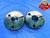 1" 18 NS 3 THREAD RING GAGES 1.0 1.00 1.000 GO NO GO P.D.'S = .9639 & .9603 - DW15193RD