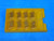 8PCS NEW KENNAMETAL NA3L12 KC810 TiN COATED CARBIDE GROOVING INSERTS TOP NOTCH - AR5838AR1