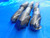 LOT OF 6 REGROUND ? USED BUT VERY SHARP 1 1/4 SHANK DIA HSS BALL NOSE ENDMILLS - AR5879AR1