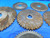 11 PCS HSS SIDE MILLING CUTTERS BRIDGEPORT MILL TOOLING MACHINIST LOT 3" & UP - MB6701AP1