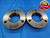 2.548 18 NS N13 LOCKNUT THREAD RING GAGES GO NO GO P.D.'S = 2.5119 & 2.5069 - DW15483RD