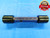 1 1/2 18 NS 2 SET THREAD PLUG GAGE 1.5 1.50 GO NO GO P.D.'S = 1.4639 & 1.4584 - DW15586RD