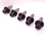 5pc LOT OF CAT50 TG100 COLLET CHUCK TOOL HOLDERS VARIOUS PROJECTIONS TG 100 HEX - JH0586BU