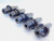 5pc LOT OF CAT50 TG100 COLLET CHUCK TOOL HOLDER TG 100 3 1/2 PROJECTION HEX NUT - JH0586BU