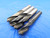 4 PCS HSS TWIST DRILL BITS 19.840mm, 13/16, 49/64 .8125 20mm TOOLING LOT - MB6844AE2