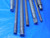 LOT 7 SHELL REAMER ARBORS .592" - 1.225" PILOTS MORSE TAPER #4 SHANK HSS 1 1/4