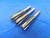 3PC HANSON-WHITNEY & NACHI 3/4 16 NF HSS PLUG & BOTTOMING TAPS 4 STRAIGHT FL .75 - MB8080LVK2