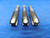 3PC HANSON-WHITNEY & NACHI 3/4 16 NF HSS PLUG & BOTTOMING TAPS 4 STRAIGHT FL .75 - MB8080LVK2
