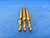 3PCS GUHRING 10mm TiN HSS DRILL / COUNTERSINK COMBO J33754 50mm LOC 130mm OAL - MB8081LVK2