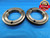 4" 12 UN 2A LEFT HAND THREAD RING GAGES 4.0 GO NO GO P.D.'S = 3.9439 & 3.9374 - DW16844AW2