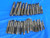 37 PC LOT HSS TAPS SIZES INCLUDE 3/8 - 24 NF, 7/16 -20 NF, 7/8 - 9 NC MACHINIST - MB8513AZ2