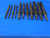 11 PC FACE / SHELL MILL ARBORS 1/2- 1 1/4" PILOTS MORSE TAPER #2 - #5 SHANKS
