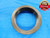 SHOP MADE 2 3/8 27 SOLID THREAD RING GAGE 2.375 2.3750 NO GO ONLY P.D. = 2.3447 - DW17413AW2