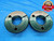 1 1/2 32 NS 2 THREAD RING GAGES 1.5 1.50 1.500 GO NO GO P.D.'S = 1.4797 & 1.4750 - DW17694RD
