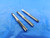 NEW LOT OF 3 GTD 1/4 28 NF GH3 HSS BOTTOMING TAP 3 STRAIGHT FLUTE .25 USA MADE - AS1587BH2