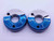 1 1/8 16 UN 2A THREAD RING GAGES 1.125 1.1250 GO NO GO P.D.'S = 1.0829 & 1.0779 - DW18187LVR
