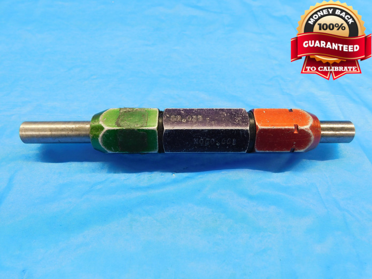 .4250 & .4410 CL X PIN PLUG GAGE GO NO GO .4219 +.0031 27/64 11.201 mm .425 .441 - DW18300BB2