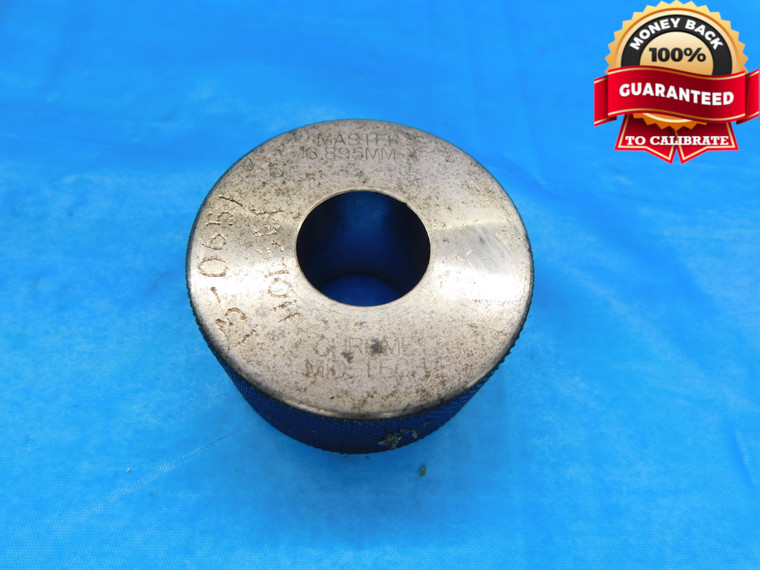 16.895 CLASS X MASTER PLAIN BORE RING GAGE 17.000 -.105 UNDERSIZE 17 mm .6652 - DW18445BB2