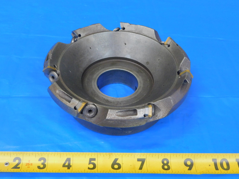 SECO 6" O.D. FACE MILL R220.13-06.00-12 2" PILOT 3/4 KEY HOLDS 7 INSERTS 6.0 - MB10091BP2