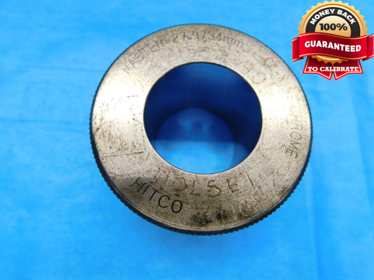 27.9734 CLASS X MASTER PLAIN BORE RING GAGE 28.000 -.027 UNDERSIZE 28 mm 1.1013 - DW18553BB2
