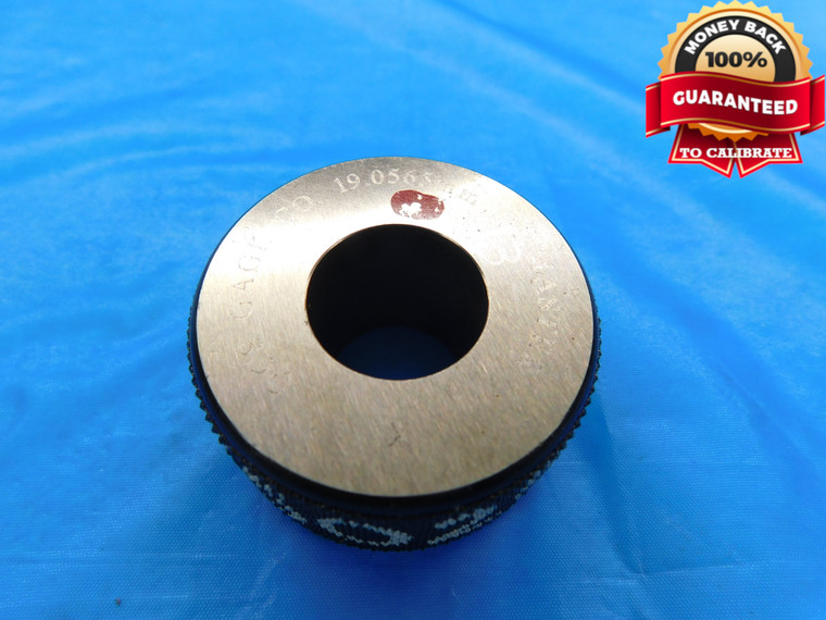 19.0565 CLASS X MASTER PLAIN BORE RING GAGE 19.000 +.056 OVERSIZE 19 mm .7503 - DW18561BB2
