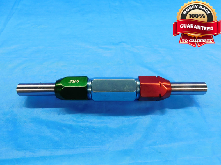 .5290 & .5490 CL X PIN PLUG GAGE GO NO GO .5469 +.0021 35/64 14 mm .529 .549 - DW18591BB2