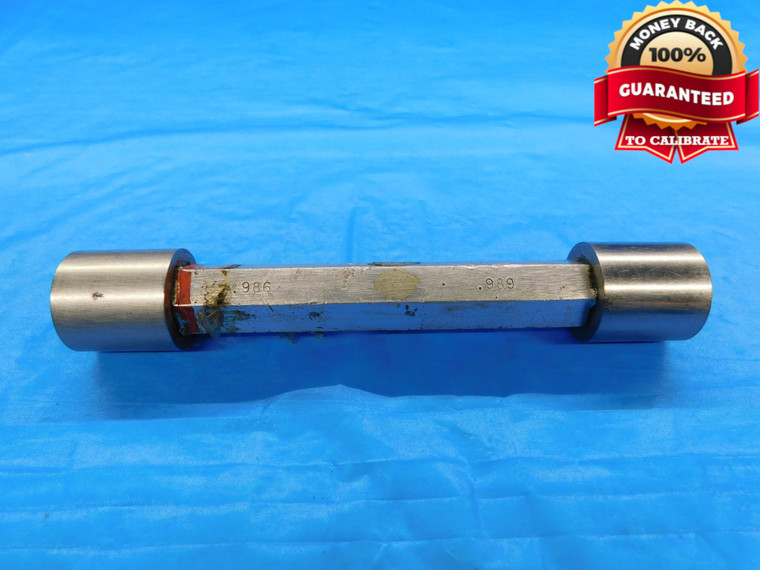 .9860 & .9890 PIN PLUG GAGE GO NO GO .9844 +.0016 63/64 25 mm .986 .989 CHECK - DW18624BB2