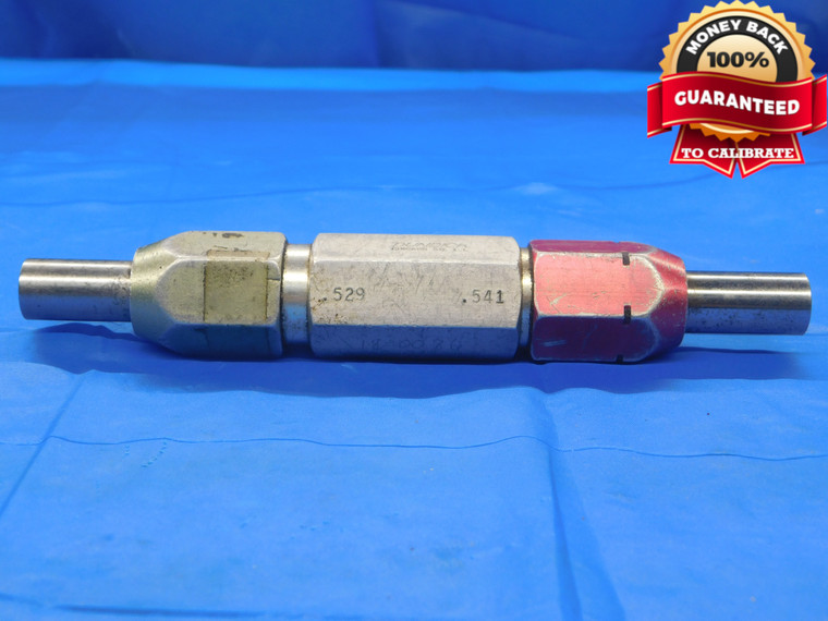 .5290 & .5410 PIN PLUG GAGE GO NO GO .5313 -.0023 17/32 13.741 mm .529 .541 - CK0010BB2