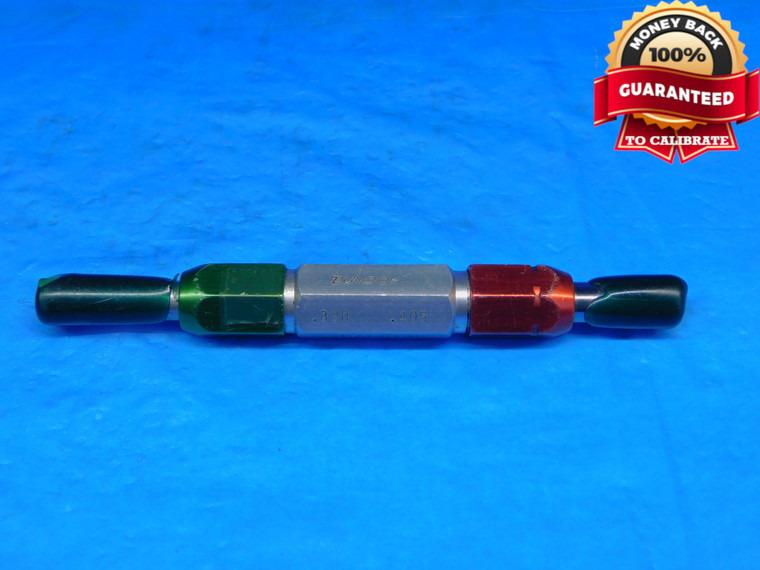 .3900 & .4050 PIN PLUG GAGE GO NO GO .3906 -.0006 25/64 10 mm .390 .405 - AR10108BB2