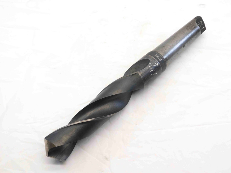 UTD 1 15/16 O.D. HSS TWIST DRILL BIT MORSE TAPER #5 SHANK 8 1/4 LOC 1.9375 MT5