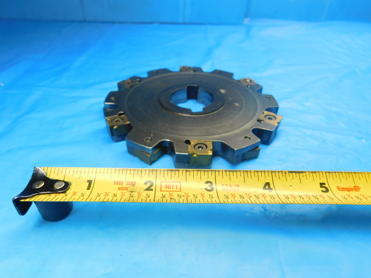 SECO 5" O.D. X 1 1/4 PILOT STAGGERED TOOTH INDEXABLE SIDE MILLING CUTTER 12 T - AS2231BT2