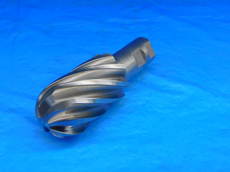 WELDON ABOUT 1.961" O.D. 3 1/2 LOC BALL NOSE HSS END MILL 1 1/4 SHANK 8 FLUTE - AR10253BP2