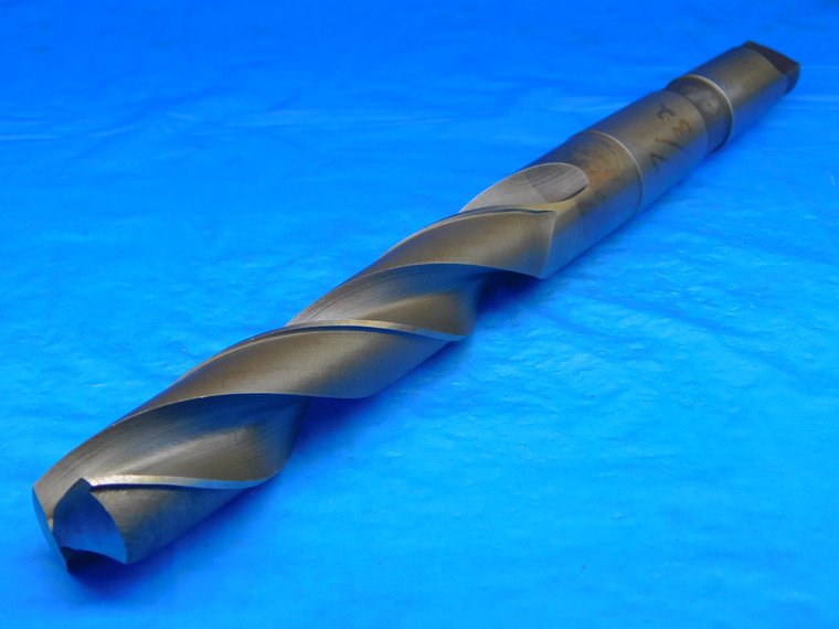 1 7/32 O.D. HSCO TWIST DRILL BIT MORSE TAPER #4 SHANK 7 3/8 LOC 1.2187 MT4 USA - AR10274BW2