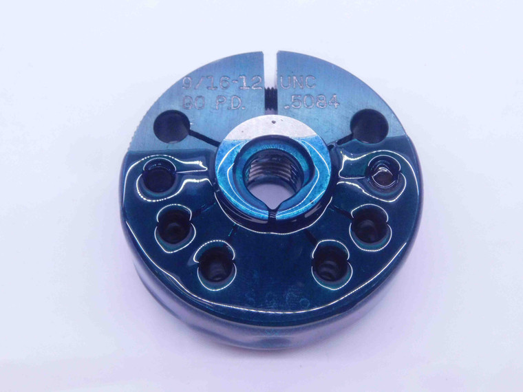 9/16 12 UNC THREAD RING GAGE .5625 GO ONLY P.D. = .5084 3A INSPECTION CHECK - DW18677RD