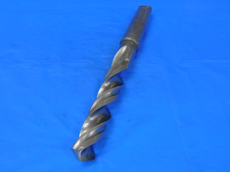 AMPCO 1 3/32 O.D. HSS TWIST DRILL BIT MORSE TAPER #4 SHANK 7" LOC 1.0937 MT4 - MB10349BW2