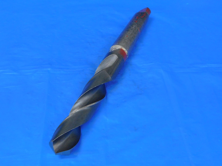 MORSE 1 7/32 O.D. HSS DRILL BIT MORSE TAPER #4 SHANK 1.2187 MT4 MADE IN U.S.A. - MB10377BW2